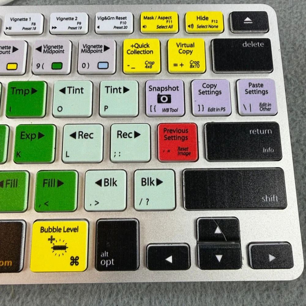 MotibodoBoard v2.00LR Adobe Lightroom Editing Keyboard Apple A1242 Wired USB‎